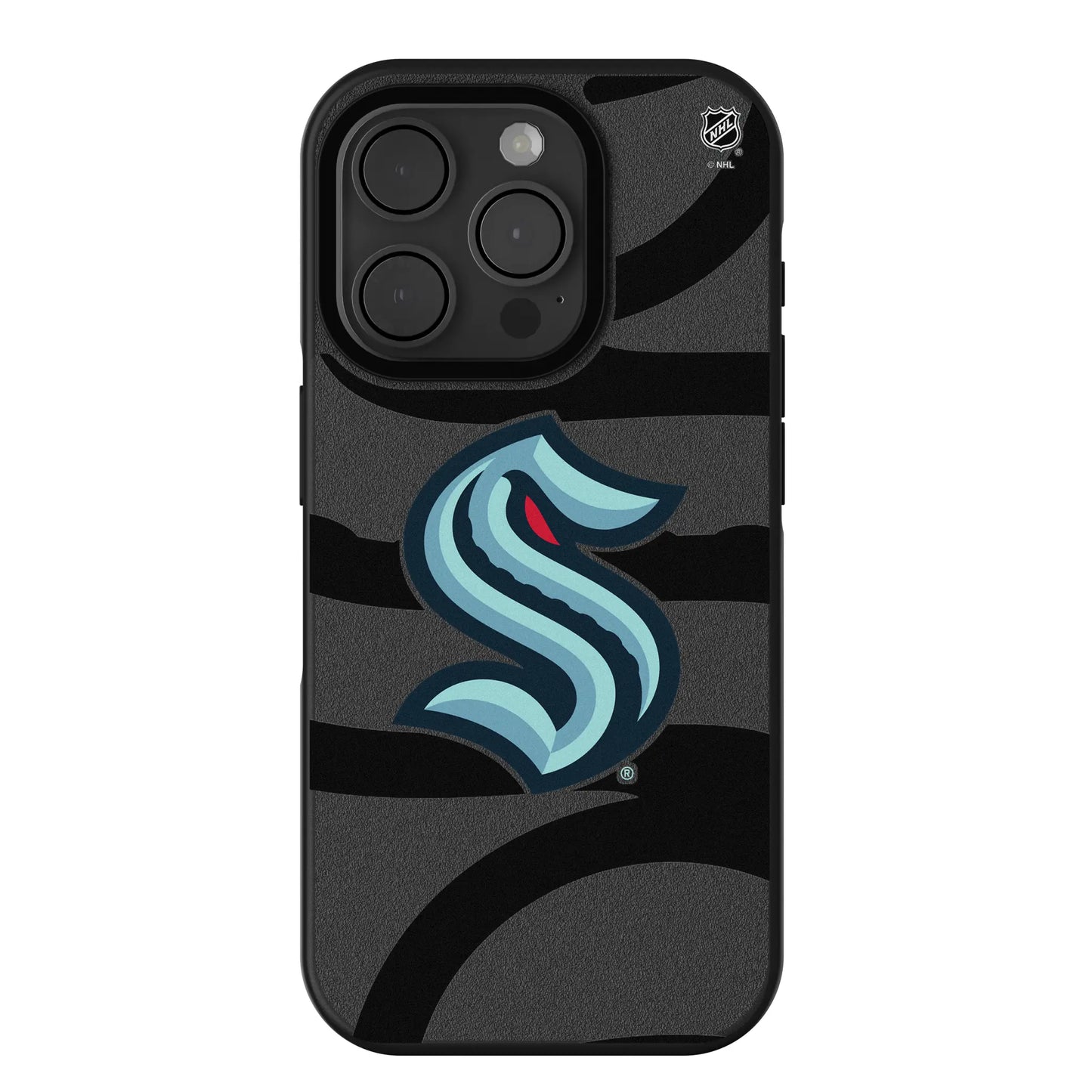 Seattle Kraken Monocolor Tilt Bump Phone Case for Apple iPhone