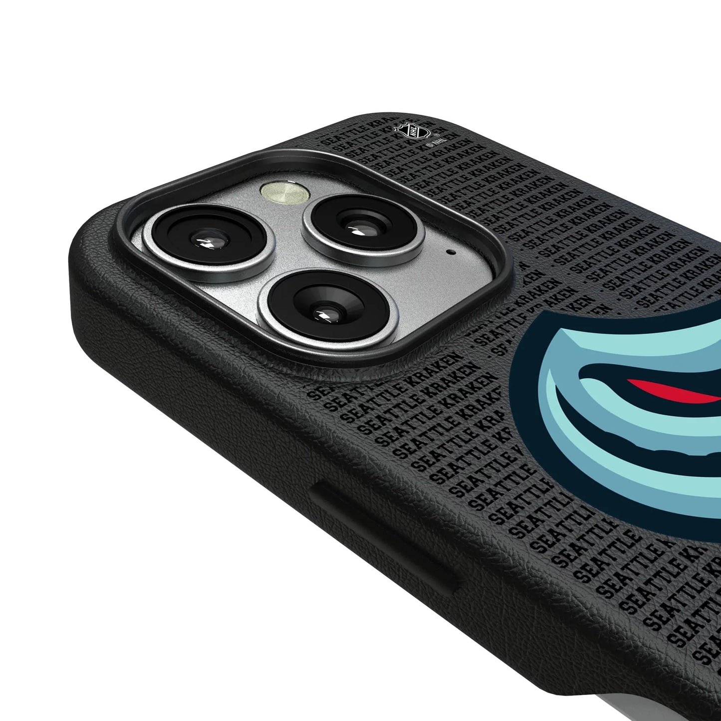 Seattle Kraken Text Backdrop MagSafe Compatible Phone Case for Apple iPhone
