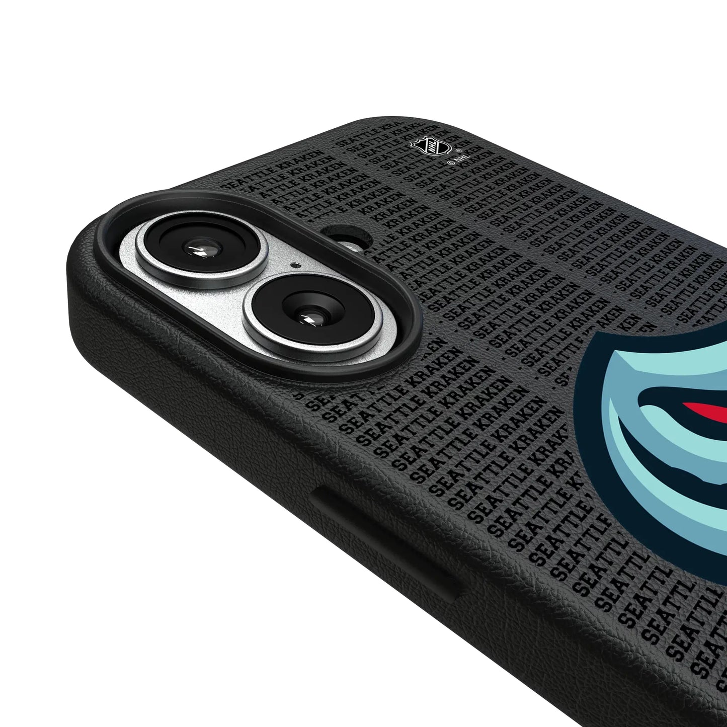 Seattle Kraken Text Backdrop MagSafe Compatible Phone Case for Apple iPhone
