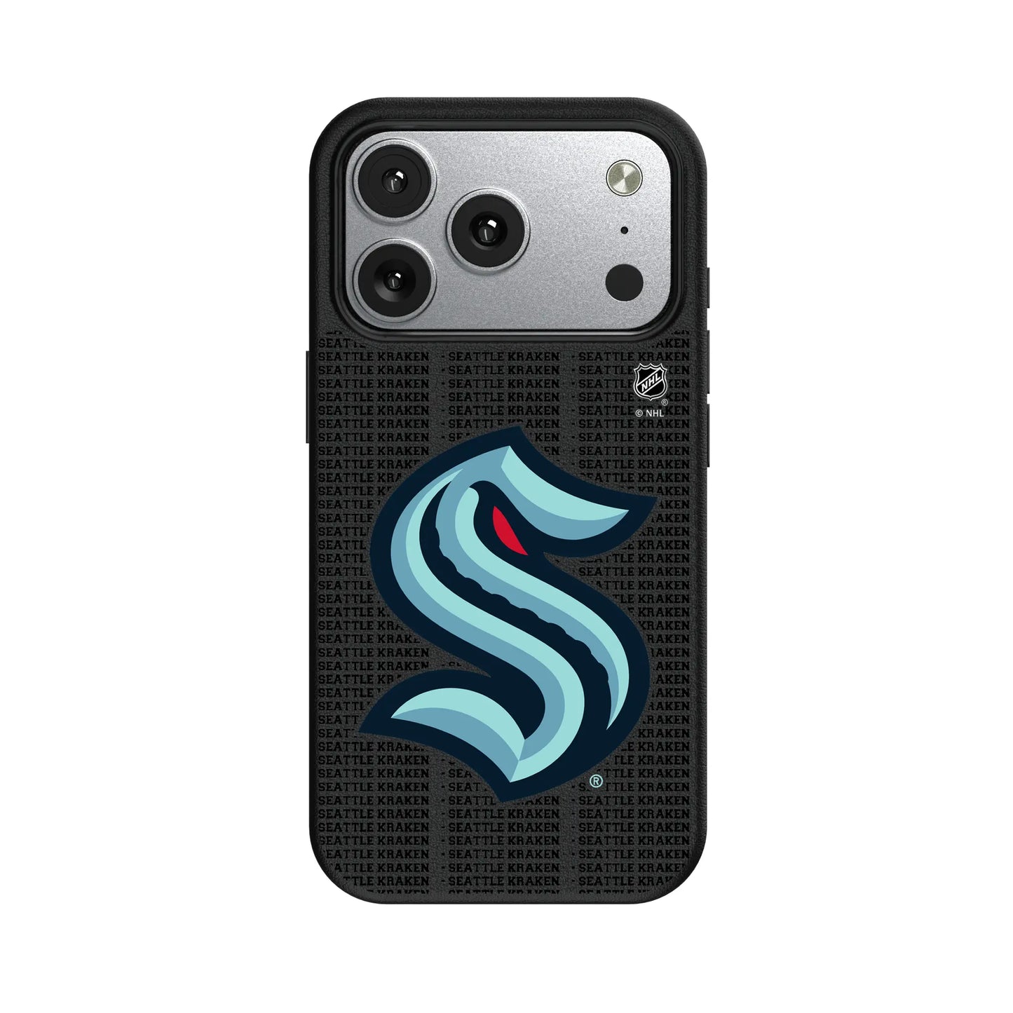 Seattle Kraken Text Backdrop MagSafe Compatible Phone Case for Apple iPhone
