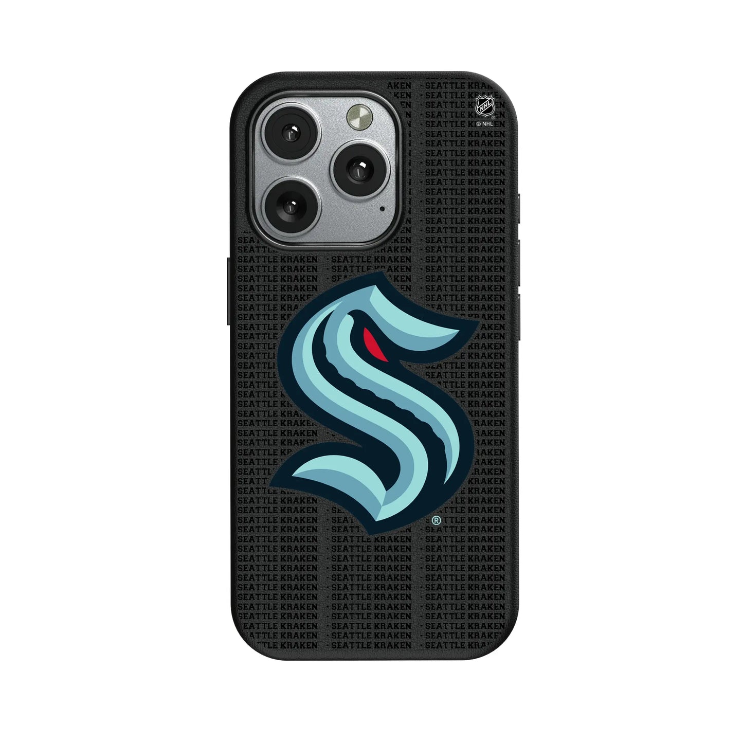 Seattle Kraken Text Backdrop MagSafe Compatible Phone Case for Apple iPhone