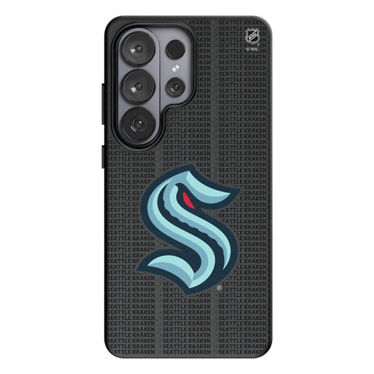 Seattle Kraken Text Backdrop MagSafe Compatible Phone Case for Samsung Galaxy