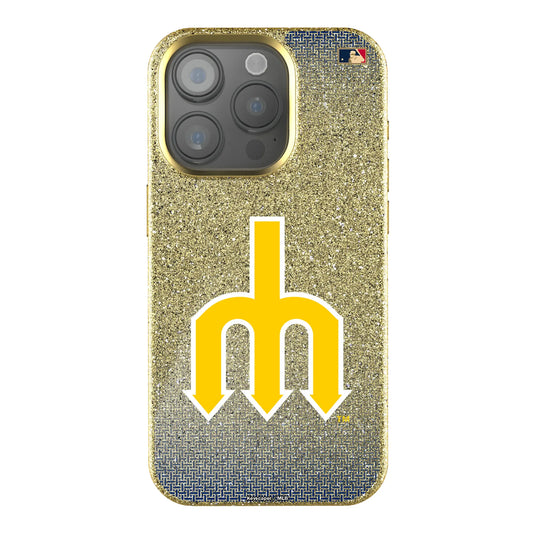 Seattle Mariners 1977-1980 - Cooperstown Collection Linen Bling Phone Case for Apple iPhone