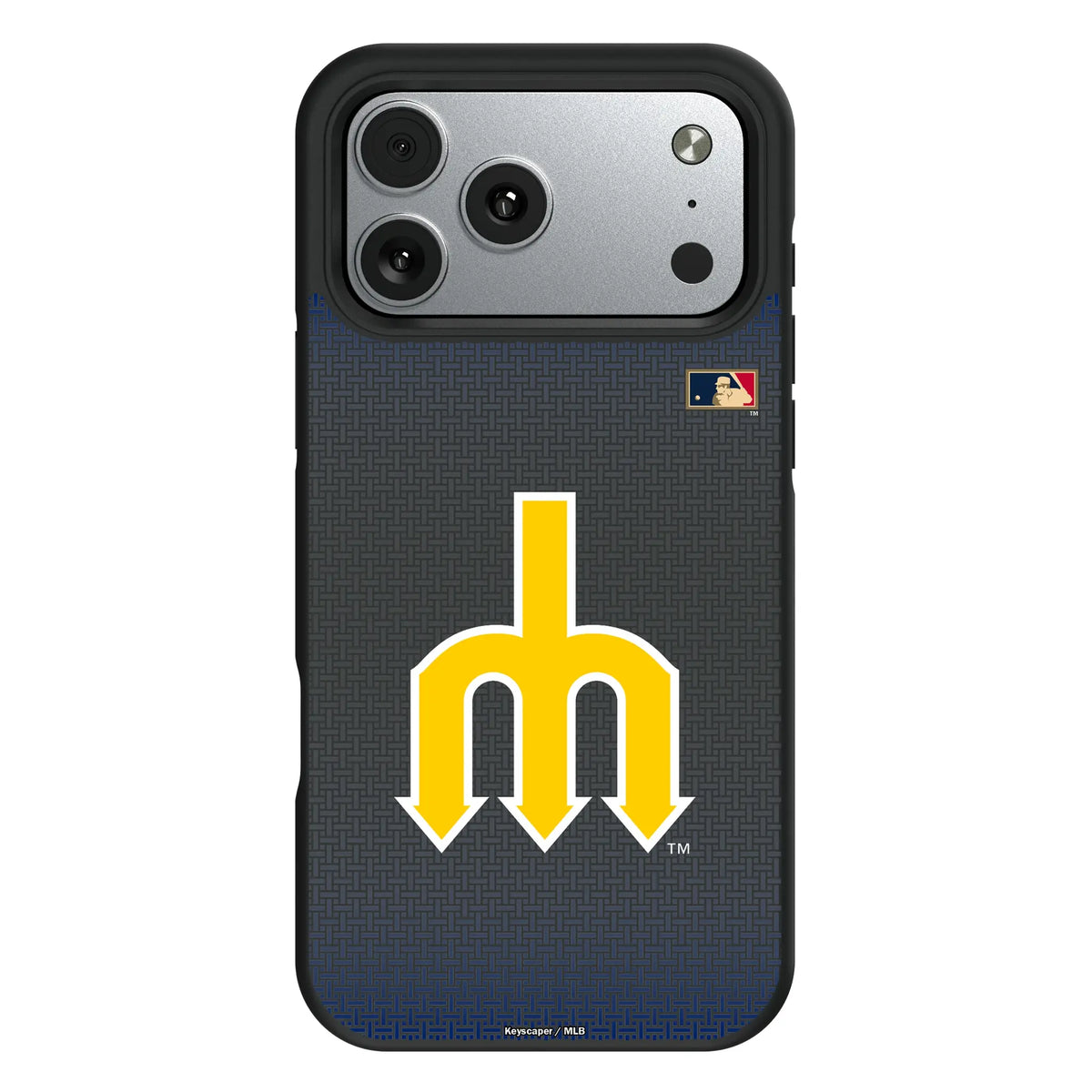 Seattle Mariners 1977-1980 - Cooperstown Collection Linen Bump Phone Case for Apple iPhone