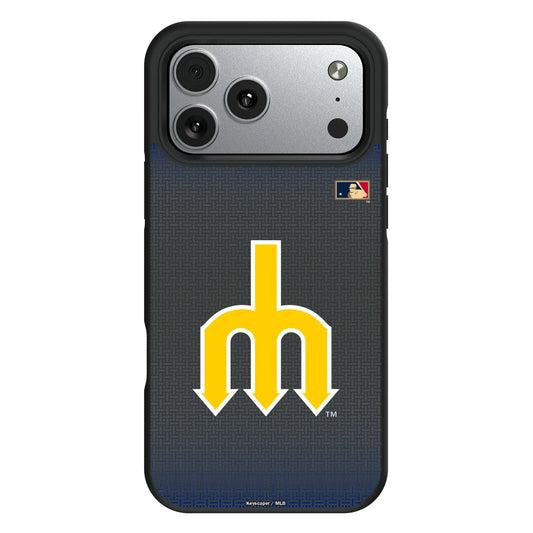 Seattle Mariners 1977-1980 - Cooperstown Collection Linen Bump Phone Case for Apple iPhone