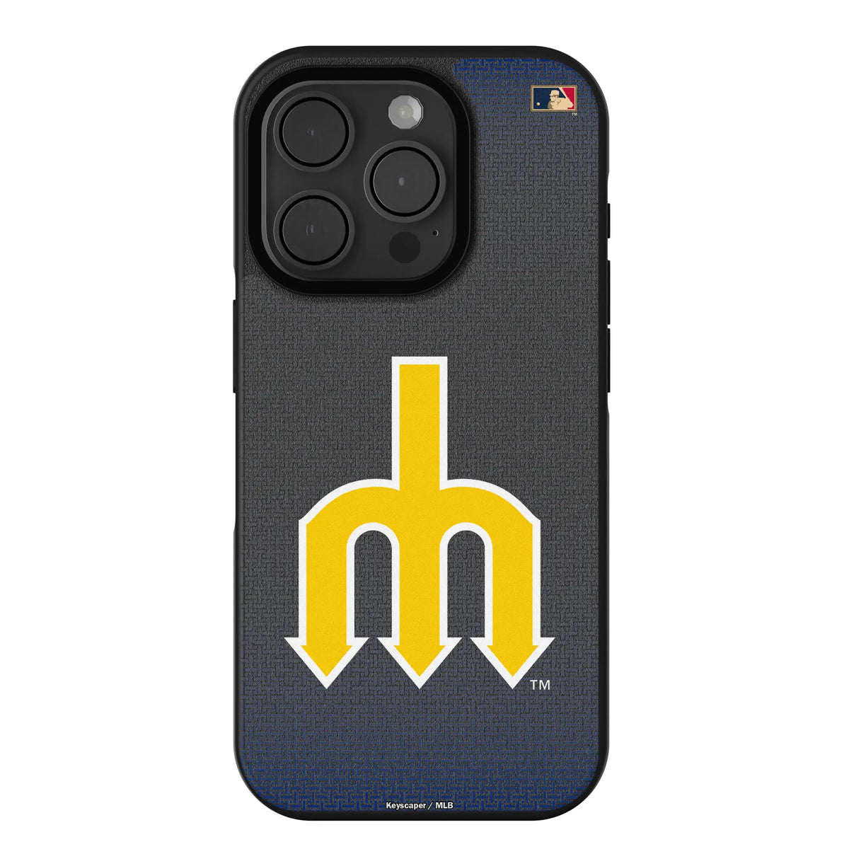 Seattle Mariners 1977-1980 - Cooperstown Collection Linen Bump Phone Case for Apple iPhone