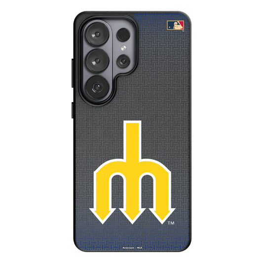 Seattle Mariners 1977-1980 - Cooperstown Collection Linen MagSafe Compatible Phone Case for Samsung Galaxy