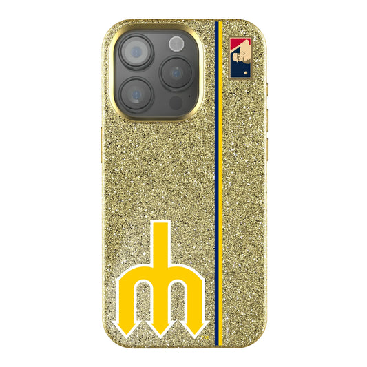 Seattle Mariners 1977-1980 - Cooperstown Collection Sidebar Bling Phone Case for Apple iPhone