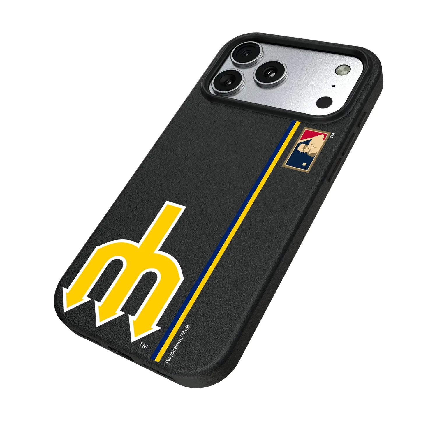 Seattle Mariners 1977-1980 - Cooperstown Collection Sidebar MagSafe Compatible Phone Case for Apple iPhone