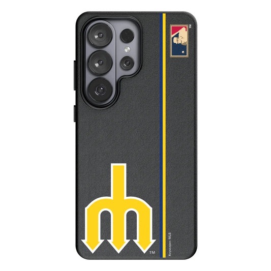 Seattle Mariners 1977-1980 - Cooperstown Collection Sidebar MagSafe Compatible Phone Case for Samsung Galaxy
