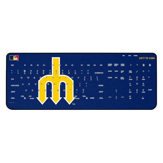 Seattle Mariners 1977-1980 - Cooperstown Collection Solid Wireless USB Keyboard