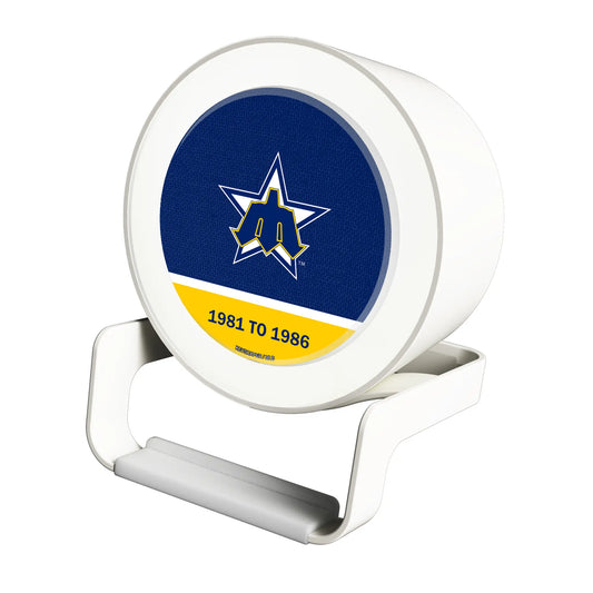 Seattle Mariners 1981-1986 - Cooperstown Collection Endzone Solid Night Light Charger and Bluetooth Speaker