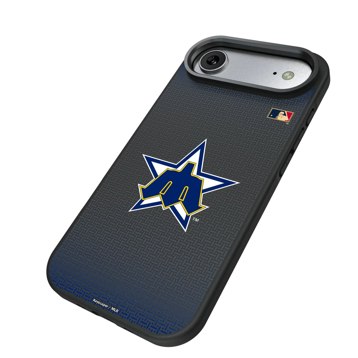 Seattle Mariners 1981-1986 - Cooperstown Collection Linen Bump Phone Case for Apple iPhone