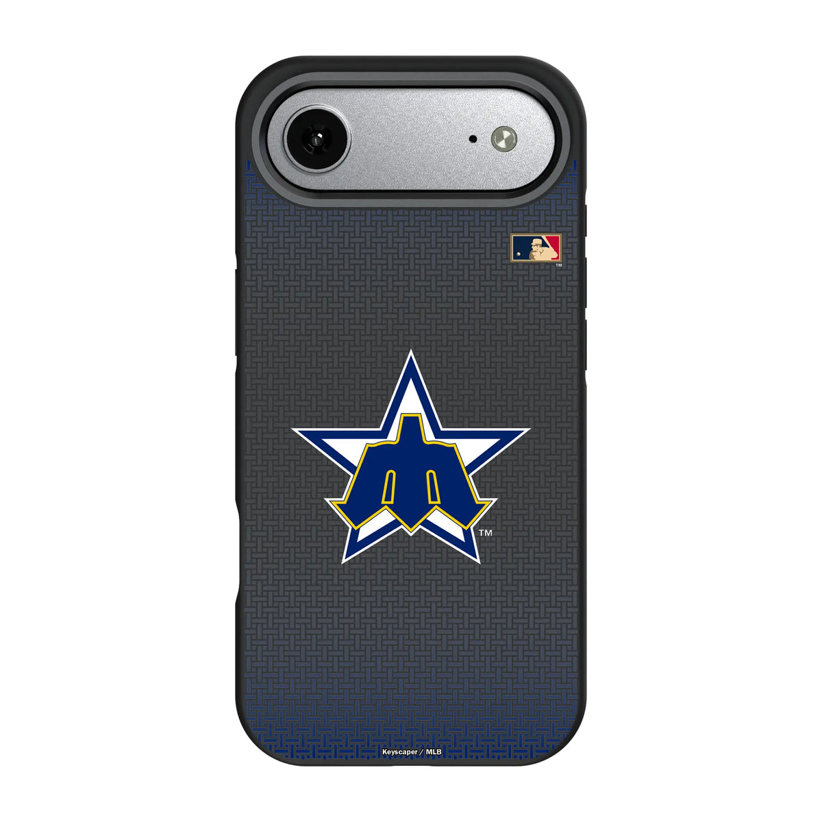 Seattle Mariners 1981-1986 - Cooperstown Collection Linen Bump Phone Case for Apple iPhone