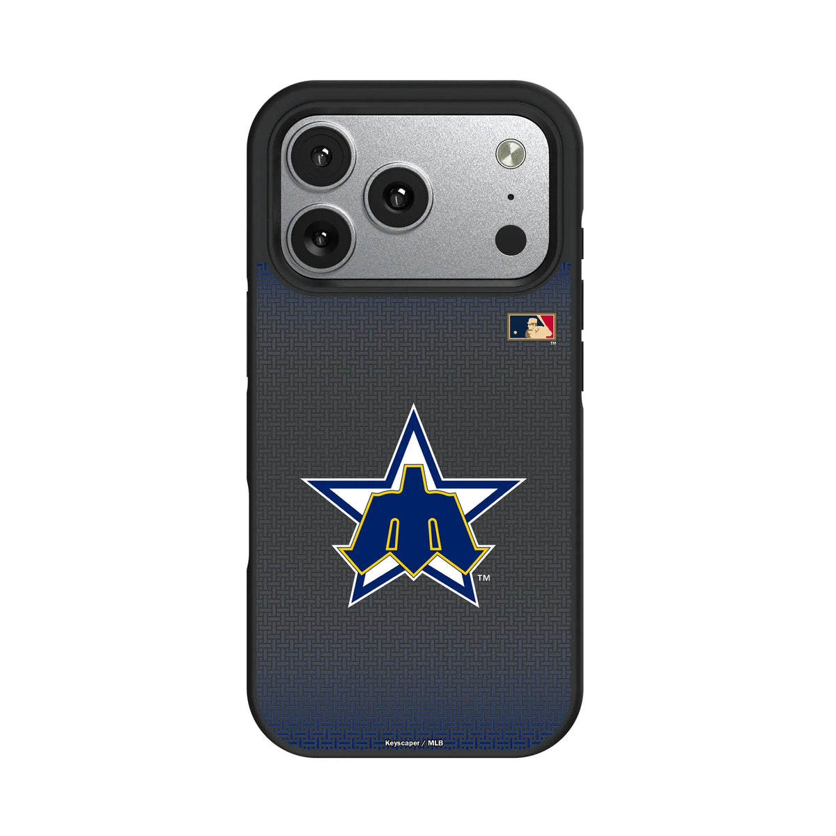 Seattle Mariners 1981-1986 - Cooperstown Collection Linen Bump Phone Case for Apple iPhone