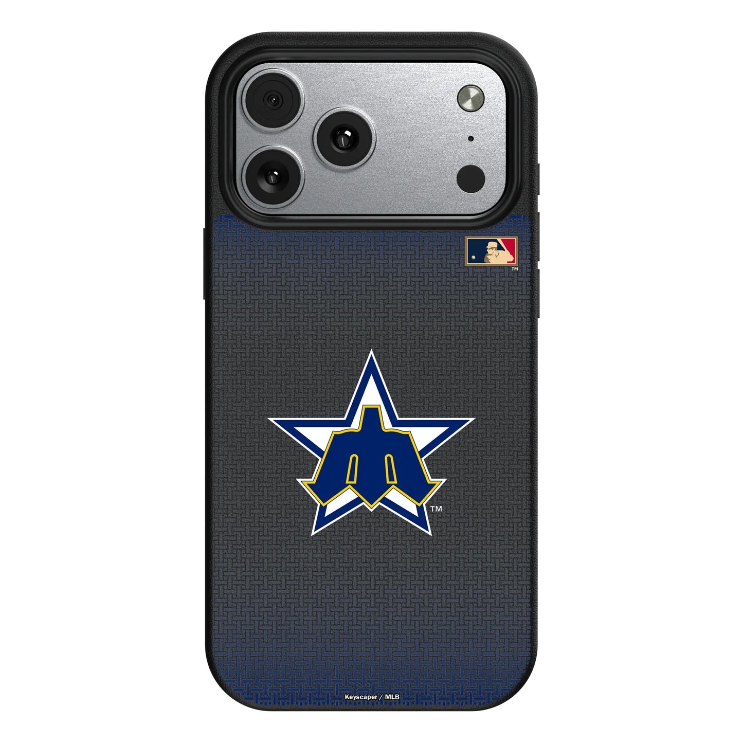 Seattle Mariners 1981-1986 - Cooperstown Collection Linen MagSafe Compatible Phone Case for Apple iPhone