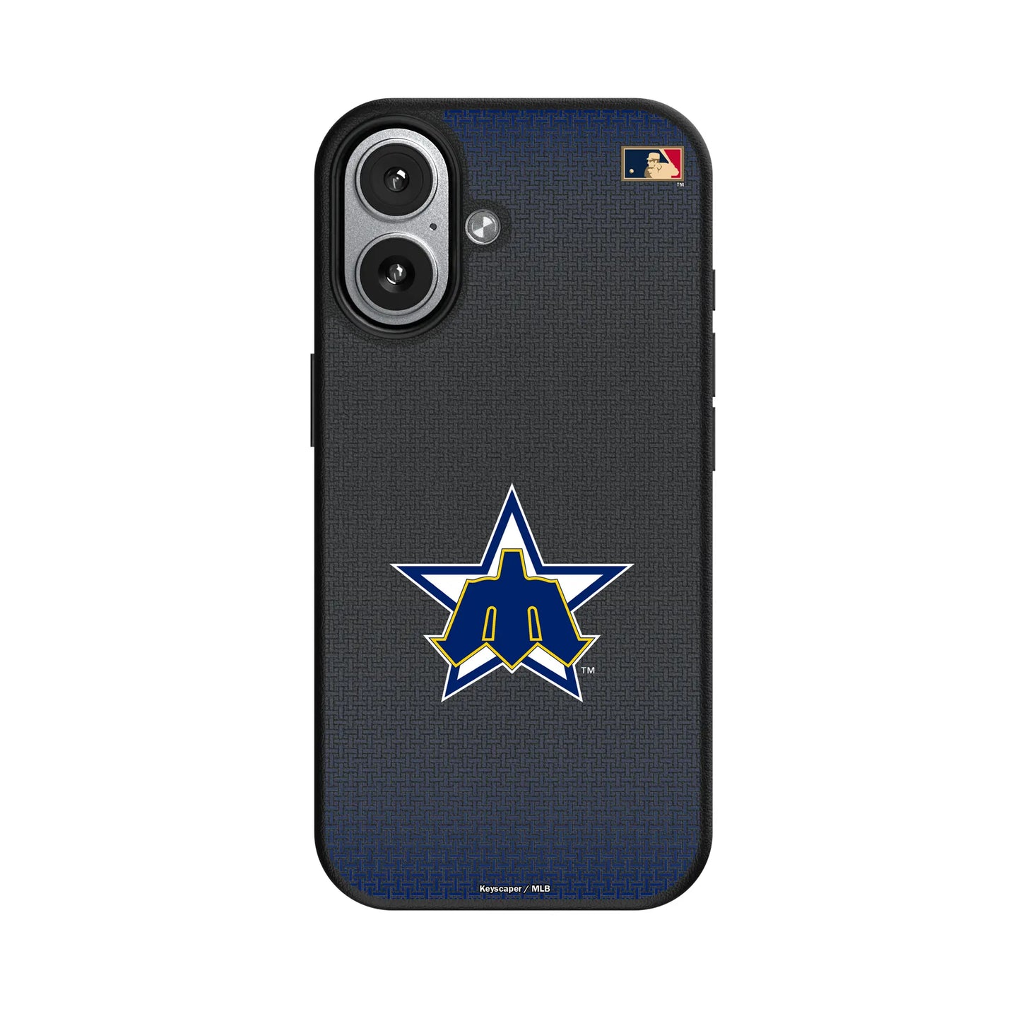 Seattle Mariners 1981-1986 - Cooperstown Collection Linen MagSafe Compatible Phone Case for Apple iPhone