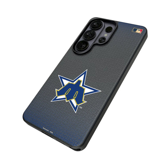 Seattle Mariners 1981-1986 - Cooperstown Collection Linen MagSafe Compatible Phone Case for Samsung Galaxy