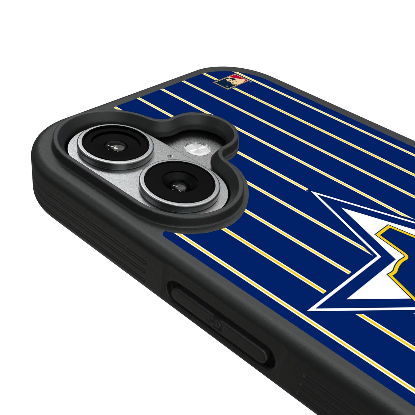 Seattle Mariners 1981-1986 - Cooperstown Collection Pinstripe Bump Phone Case for Apple iPhone