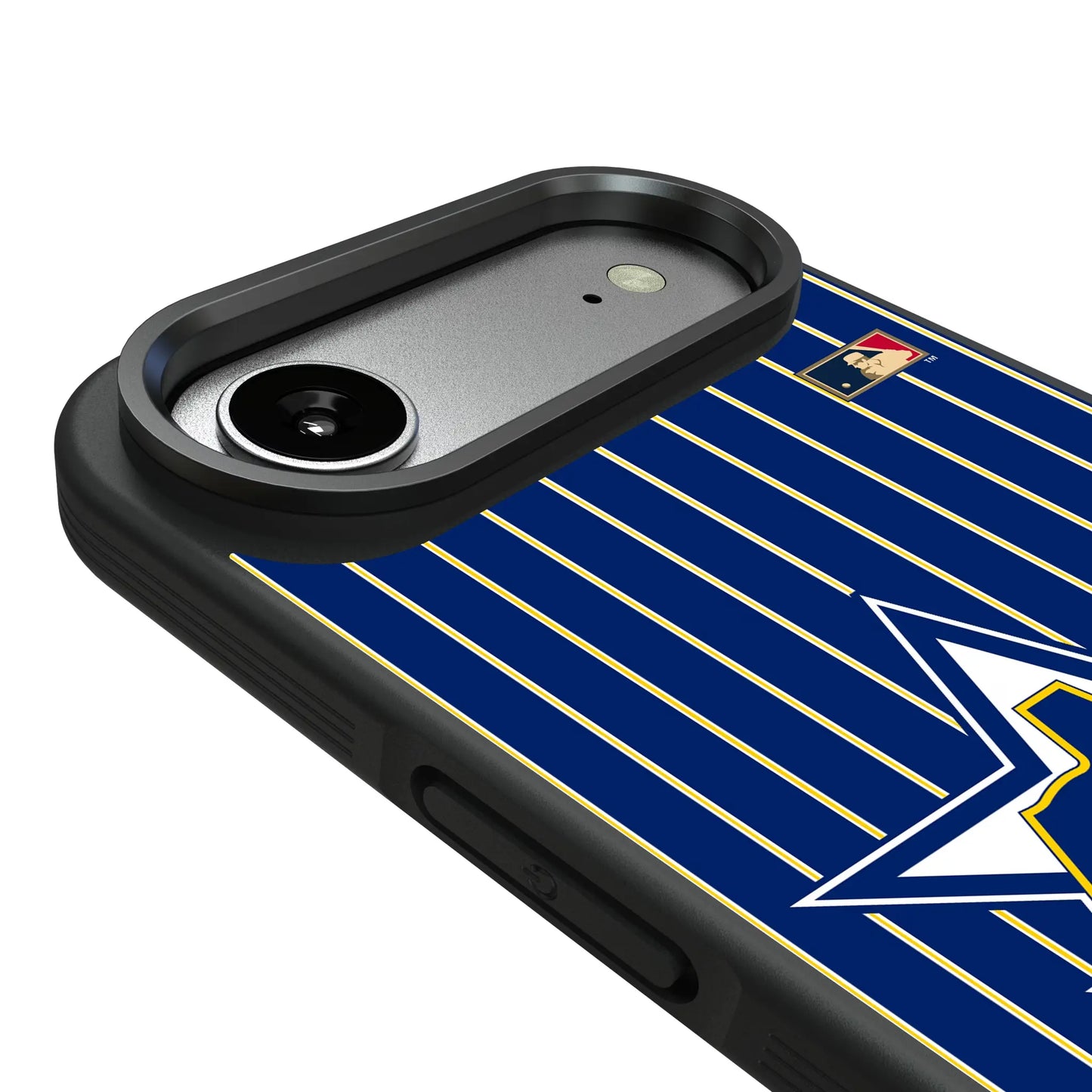 Seattle Mariners 1981-1986 - Cooperstown Collection Pinstripe Bump Phone Case for Apple iPhone