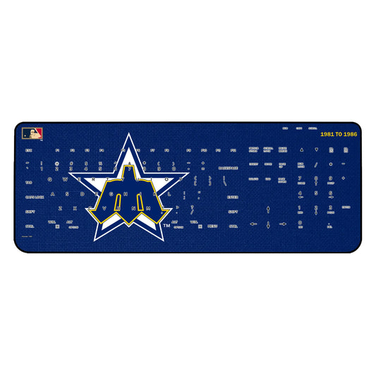 Seattle Mariners 1981-1986 - Cooperstown Collection Solid Wireless USB Keyboard