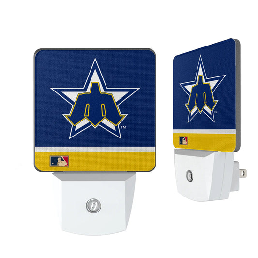 Seattle Mariners 1981-1986 - Cooperstown Collection Stripe Night Light 2-Pack