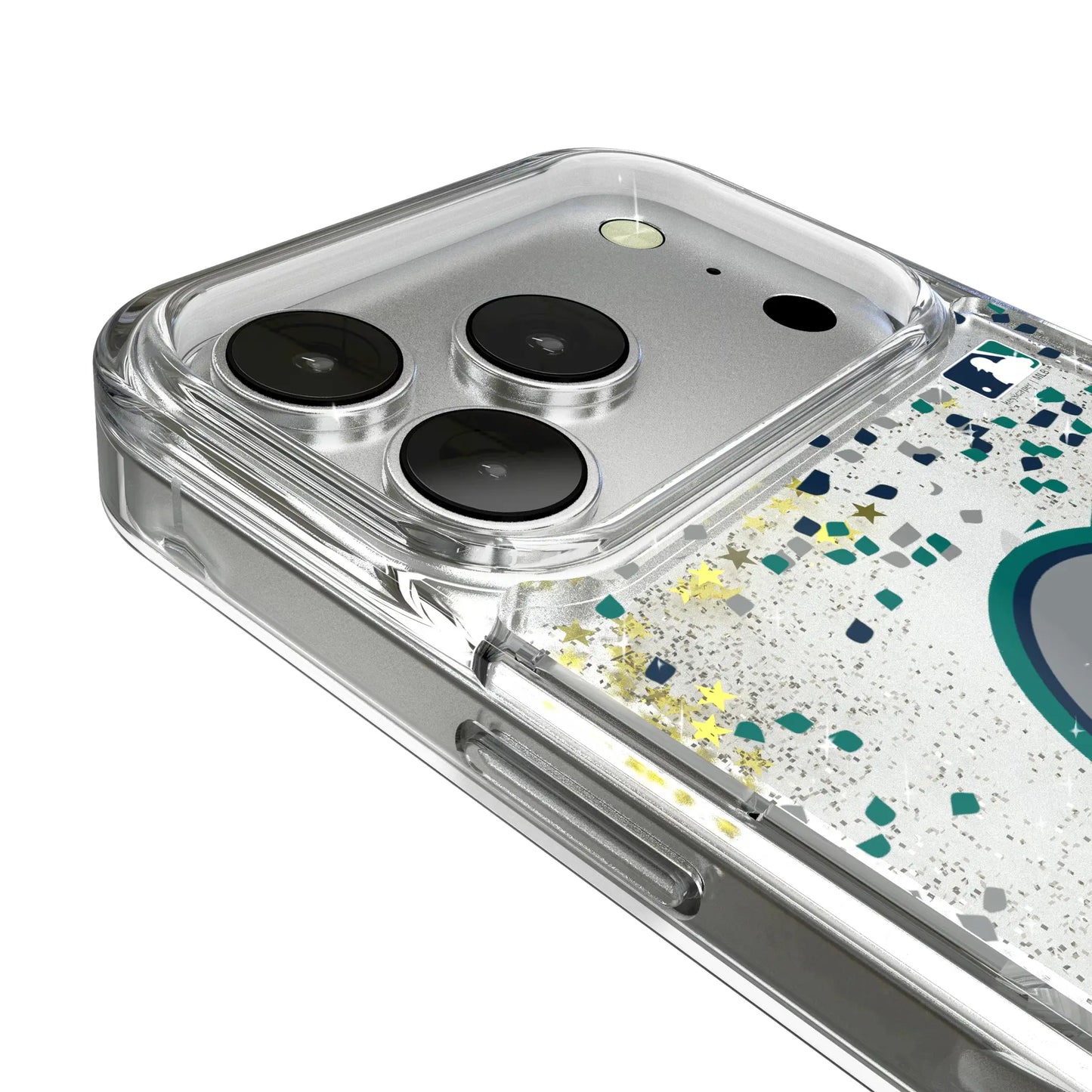 Seattle Mariners Confetti Glitter Phone Case for Apple iPhone