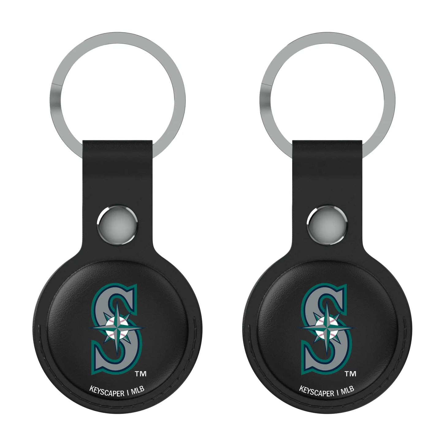 Seattle Mariners Insignia Black Airtag Holder 2-Pack