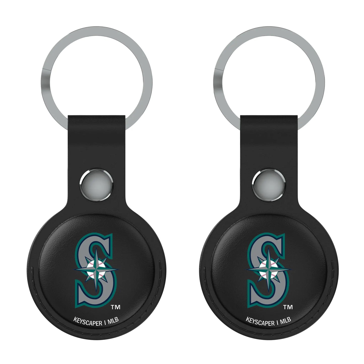 Seattle Mariners Insignia Black Airtag Holder 2-Pack