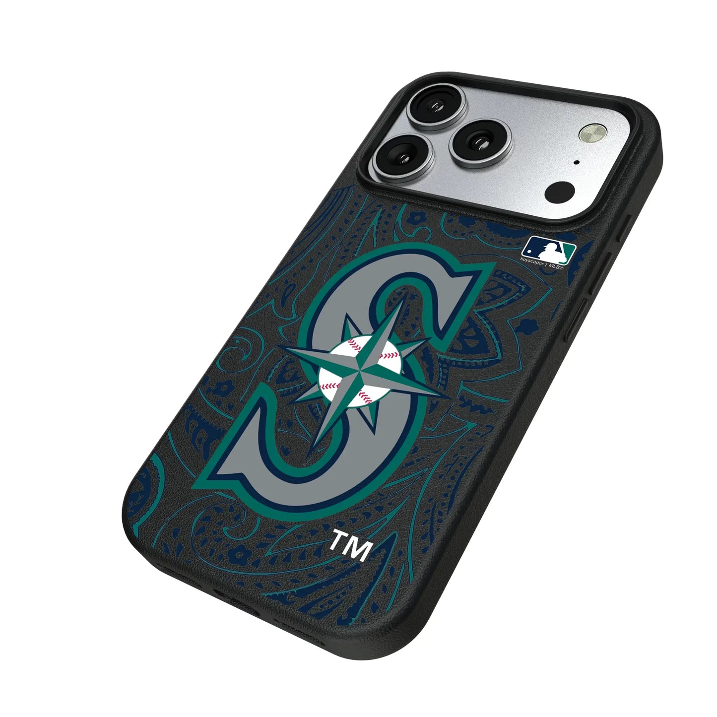 Seattle Mariners Paisley MagSafe Compatible Phone Case for Apple iPhone