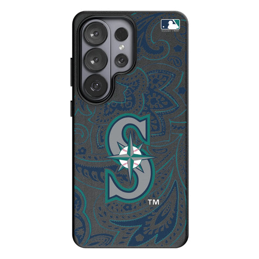 Seattle Mariners Paisley MagSafe Compatible Phone Case for Samsung Galaxy