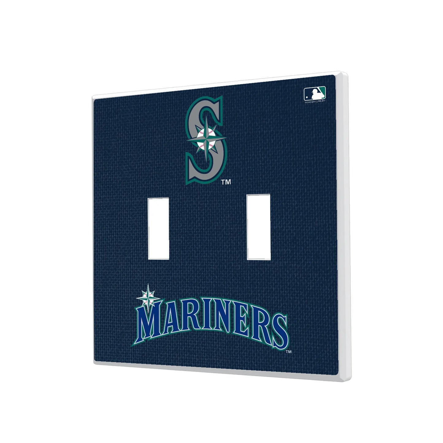 Seattle Mariners Solid Hidden-Screw Light Switch Plate