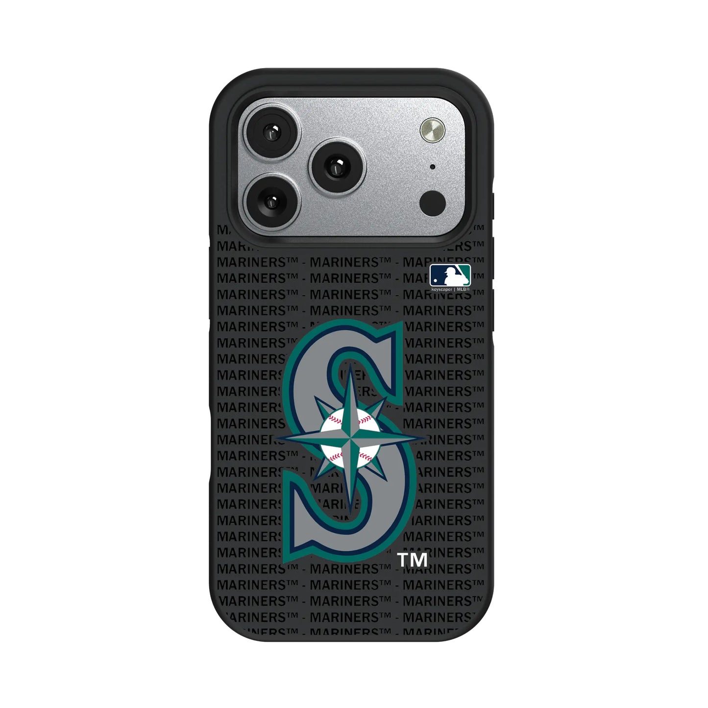 Seattle Mariners Text Backdrop Bump Phone Case for Apple iPhone