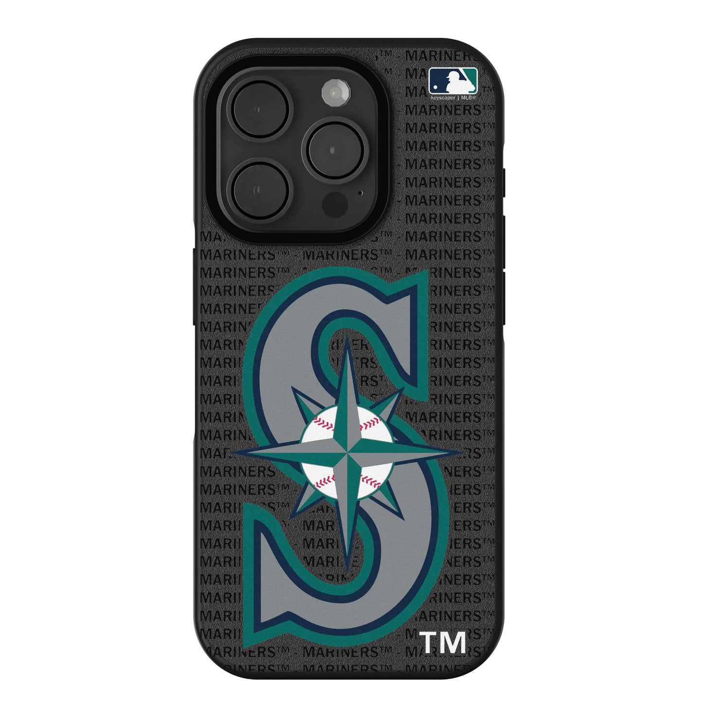 Seattle Mariners Text Backdrop Bump Phone Case for Apple iPhone