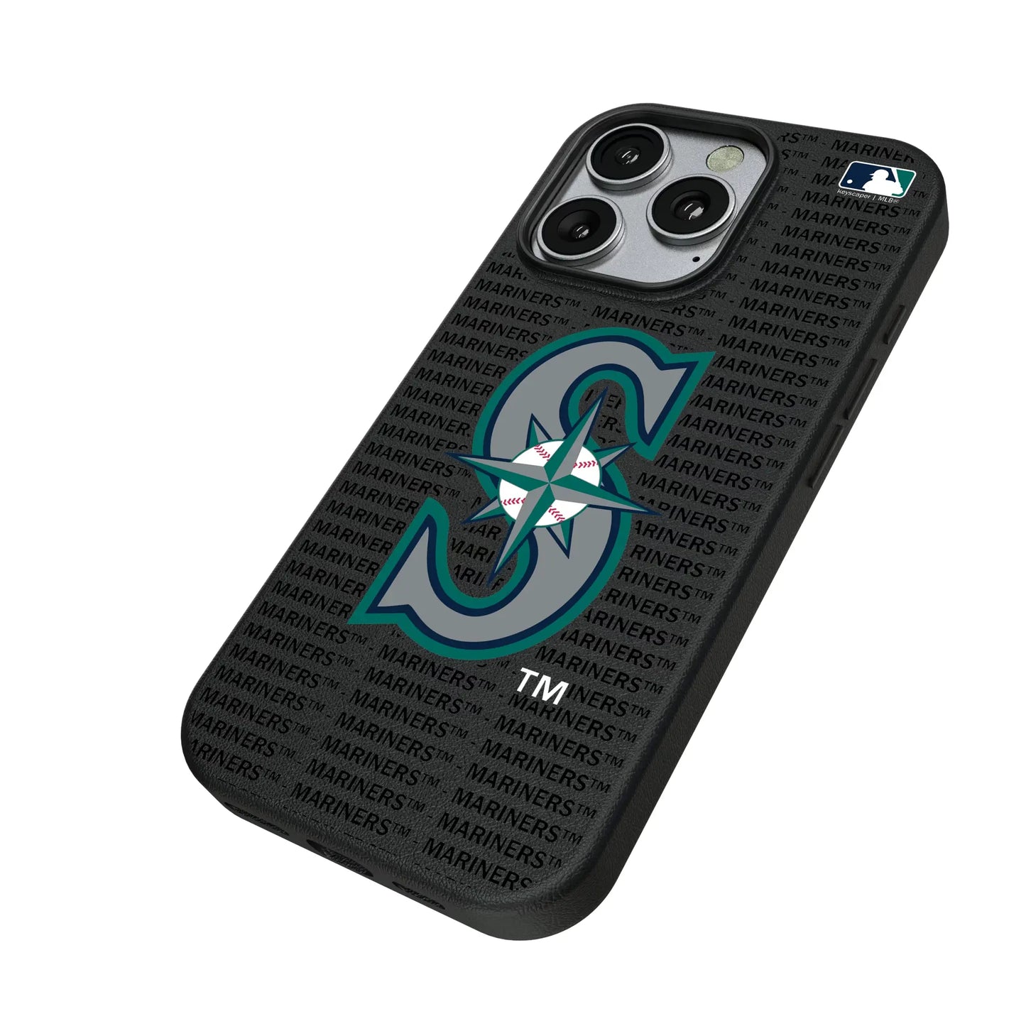Seattle Mariners Text Backdrop MagSafe Compatible Phone Case for Apple iPhone