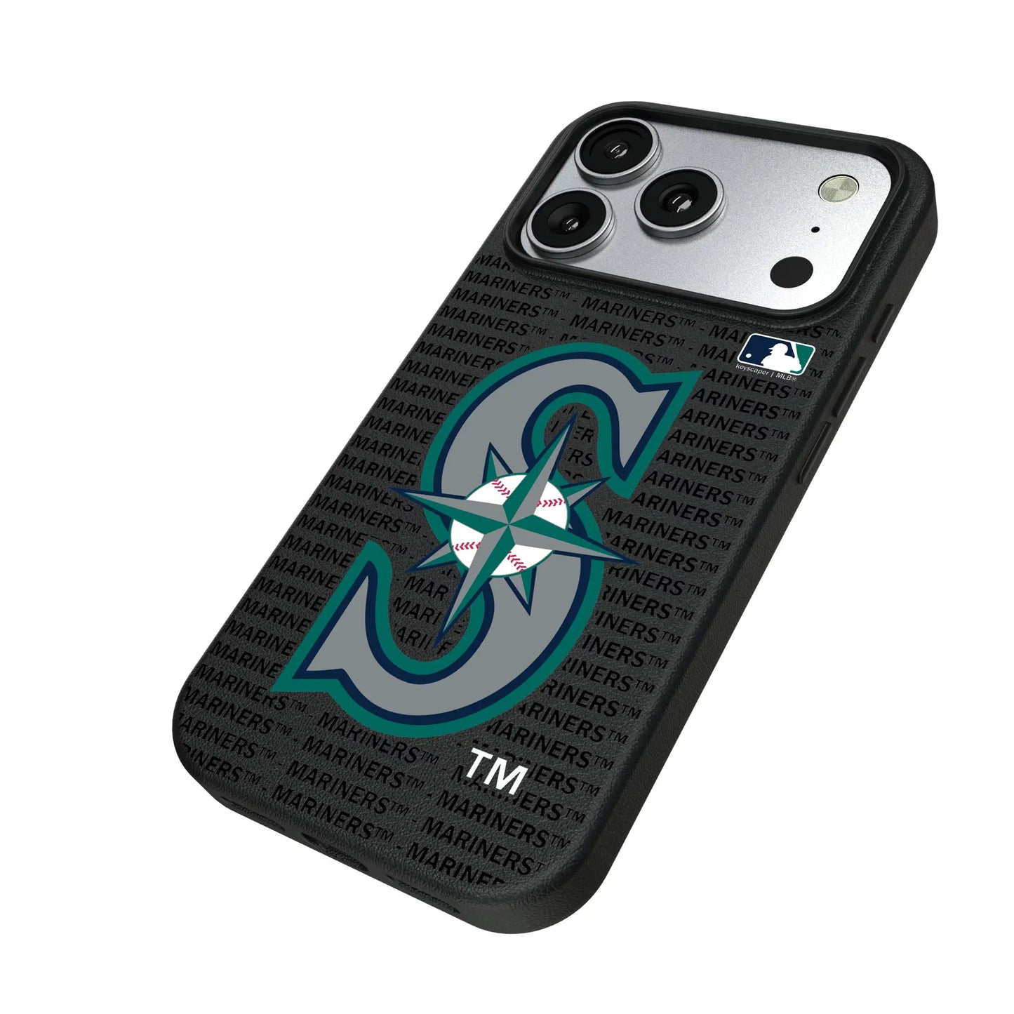 Seattle Mariners Text Backdrop MagSafe Compatible Phone Case for Apple iPhone