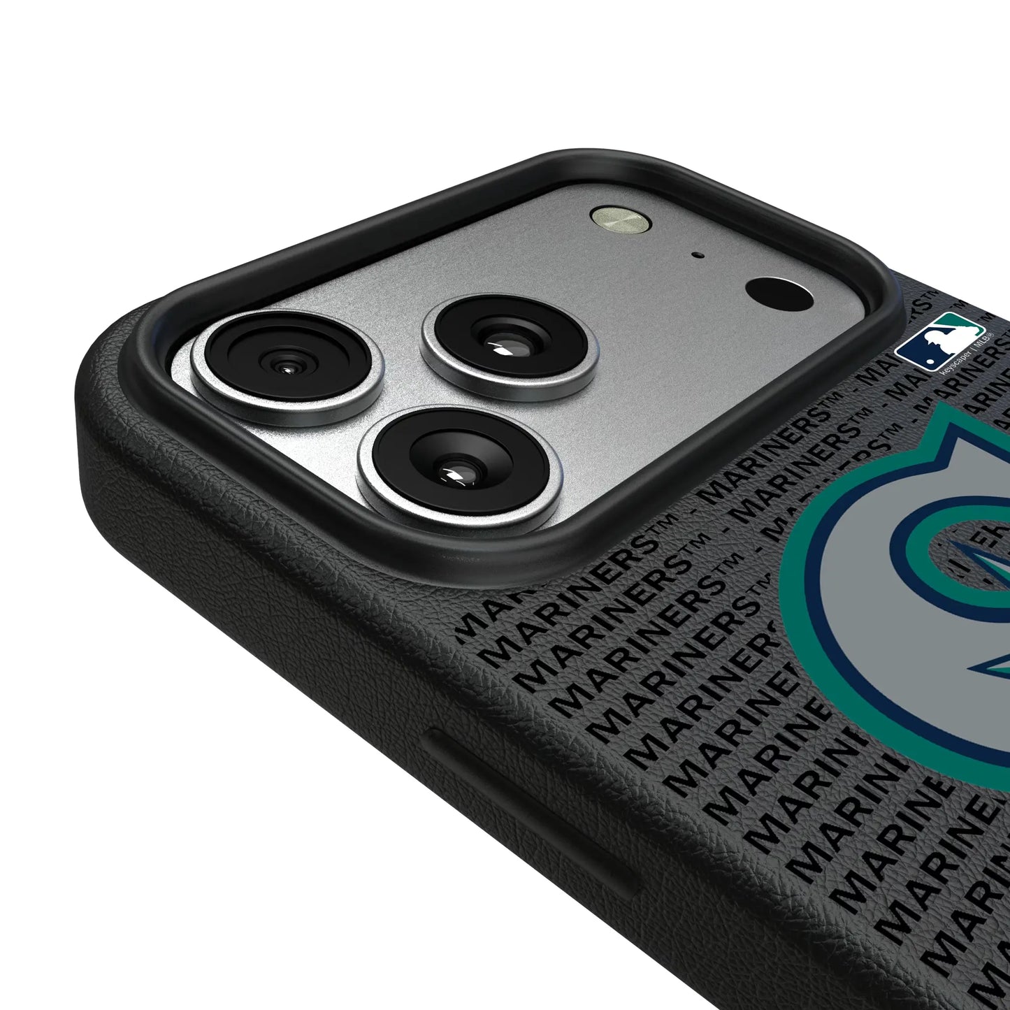 Seattle Mariners Text Backdrop MagSafe Compatible Phone Case for Apple iPhone