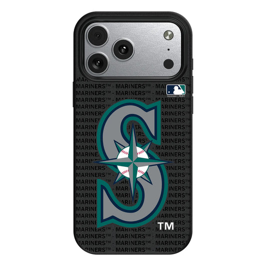Seattle Mariners Text Backdrop MagSafe Compatible Phone Case for Apple iPhone