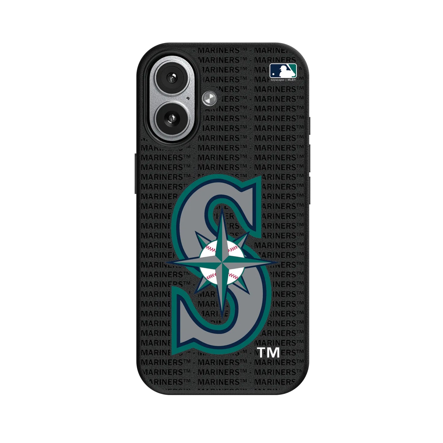 Seattle Mariners Text Backdrop MagSafe Compatible Phone Case for Apple iPhone