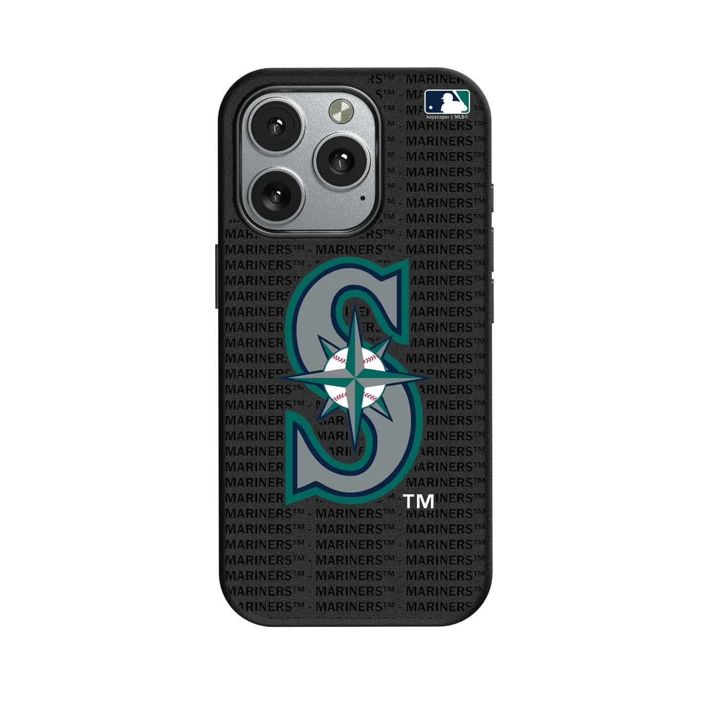 Seattle Mariners Text Backdrop MagSafe Compatible Phone Case for Apple iPhone
