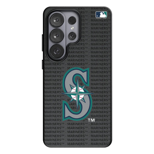 Seattle Mariners Text Backdrop MagSafe Compatible Phone Case for Samsung Galaxy