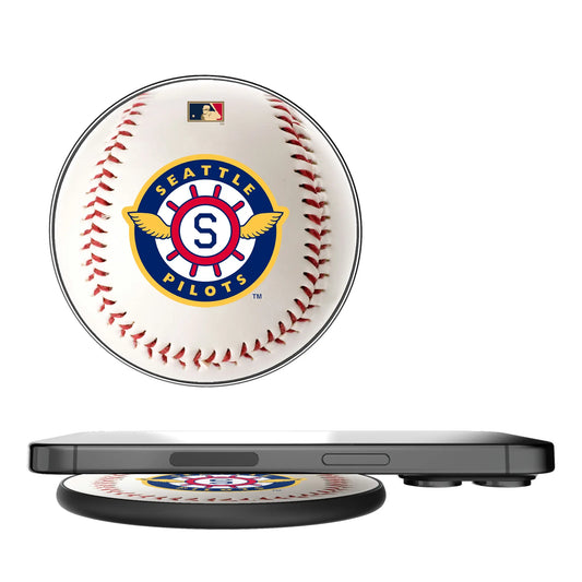 Seattle Pilots 1969 - Cooperstown Collection Baseball 15-Watt Wireless Charger