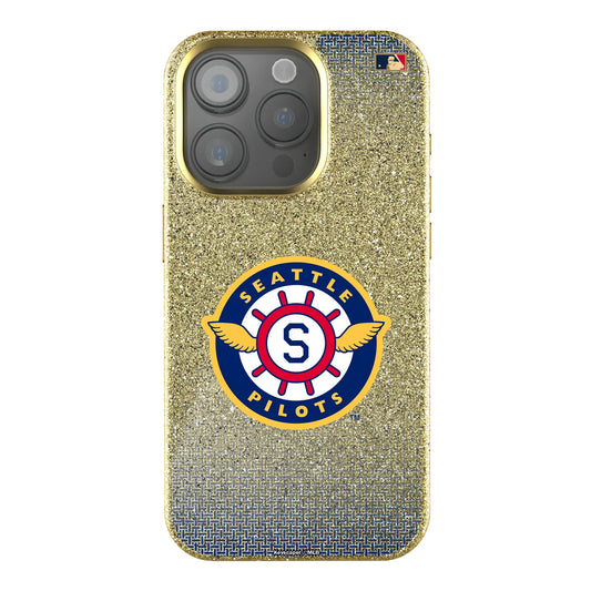 Seattle Pilots 1969 - Cooperstown Collection Linen Bling Phone Case for Apple iPhone