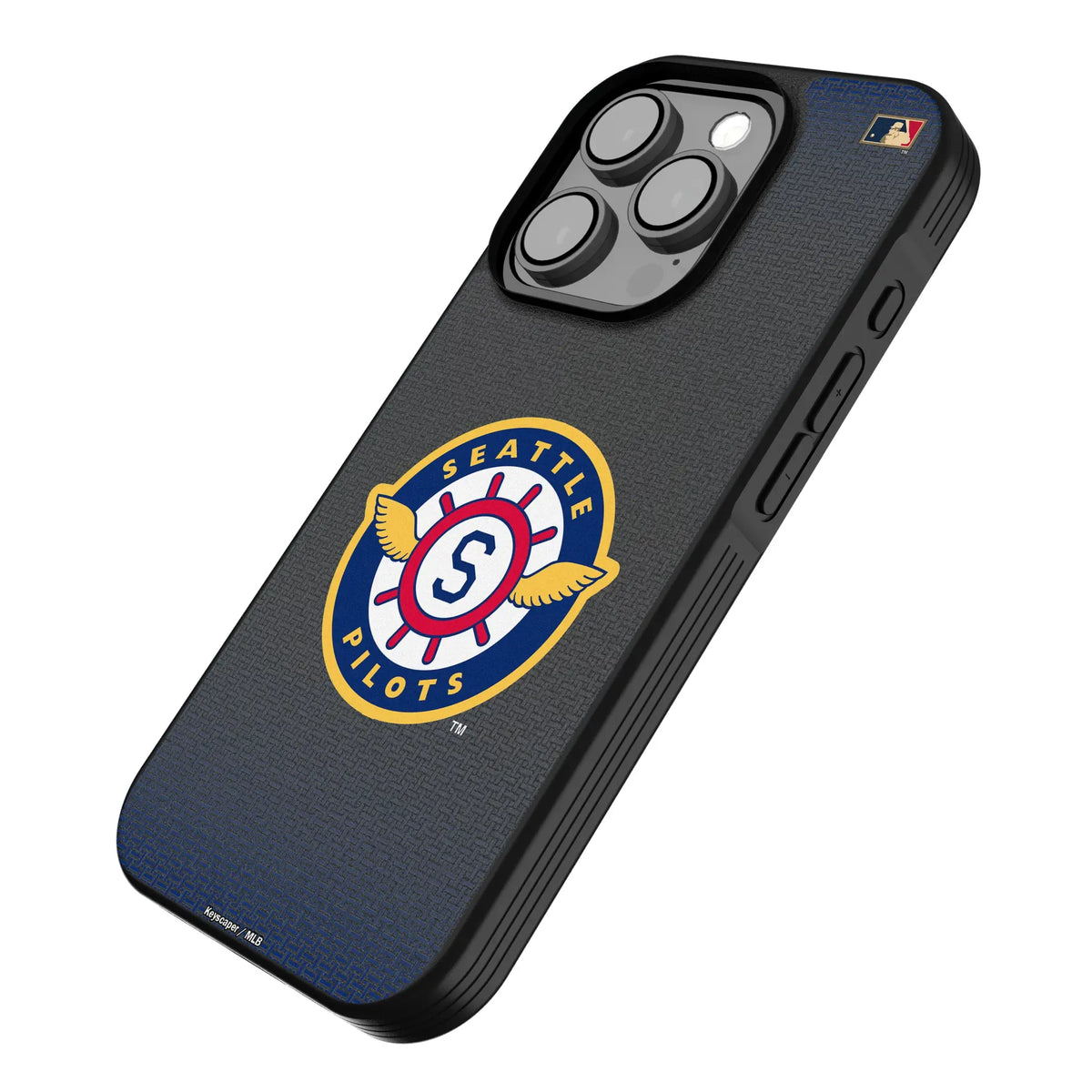 Seattle Pilots 1969 - Cooperstown Collection Linen Bump Phone Case for Apple iPhone