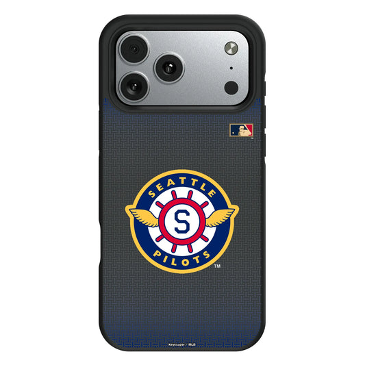 Seattle Pilots 1969 - Cooperstown Collection Linen Bump Phone Case for Apple iPhone