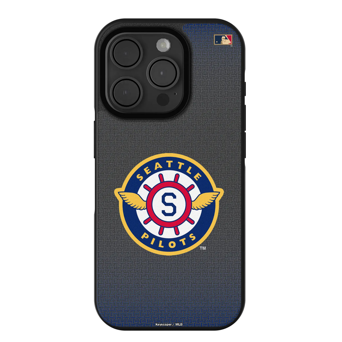 Seattle Pilots 1969 - Cooperstown Collection Linen Bump Phone Case for Apple iPhone