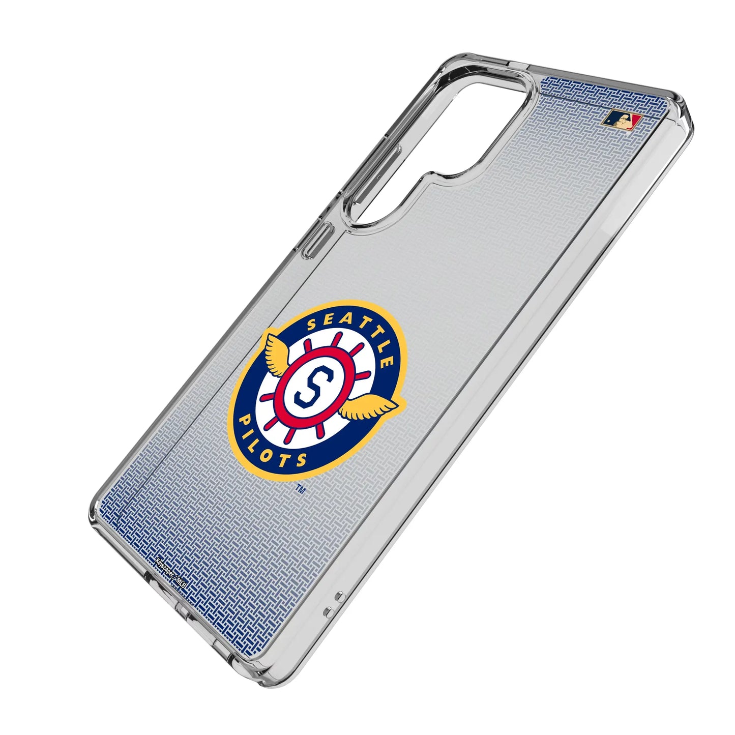 Seattle Pilots 1969 - Cooperstown Collection Linen Clear Phone Case for Samsung Galaxy