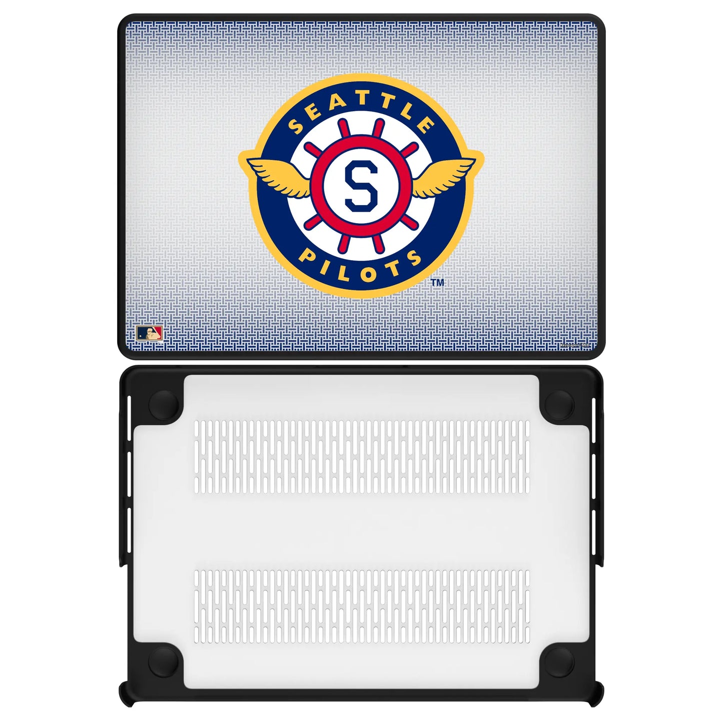 Seattle Pilots 1969 - Cooperstown Collection Linen Laptop Case for Apple MacBook
