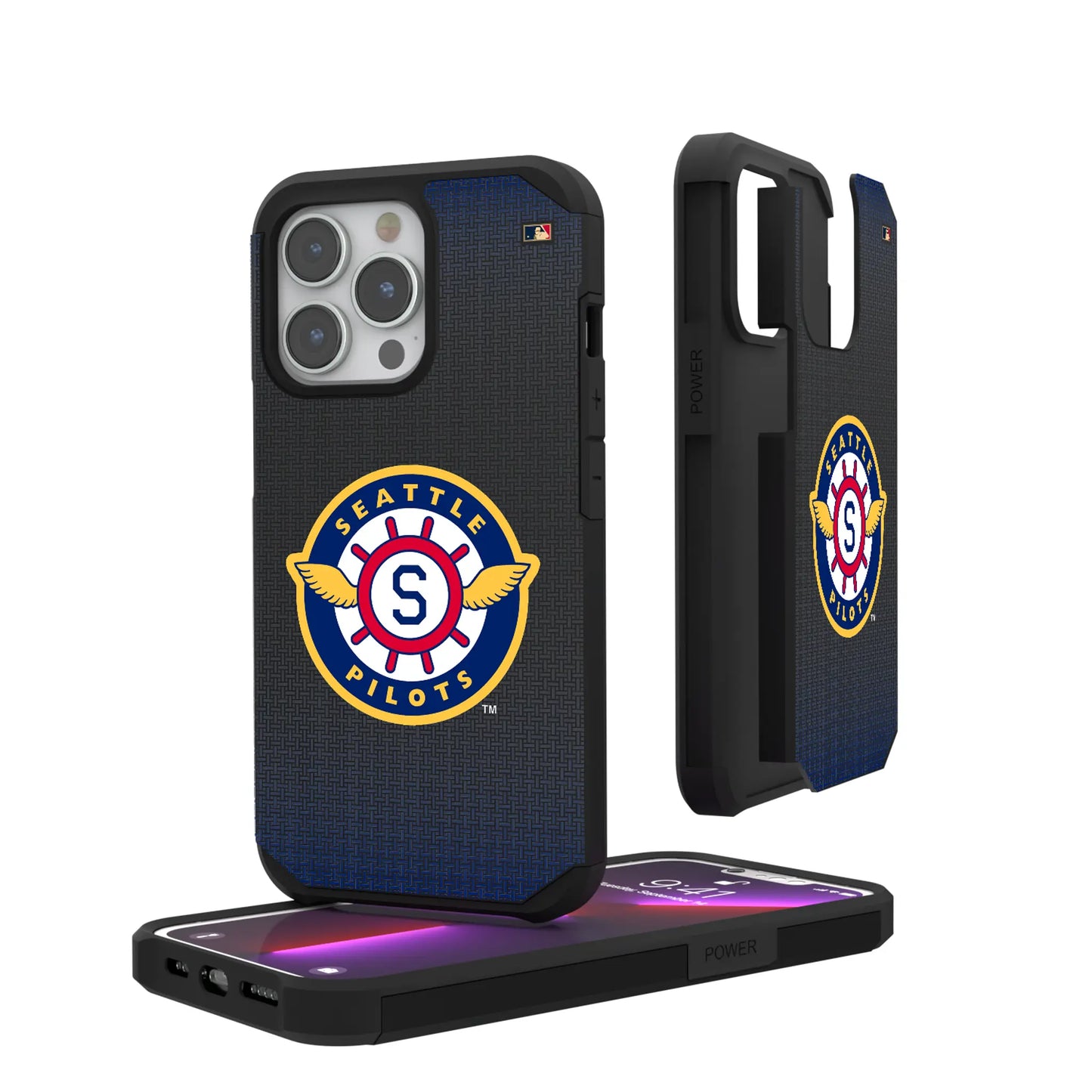 Seattle Pilots 1969 - Cooperstown Collection Linen Rugged Phone Case for Apple iPhone