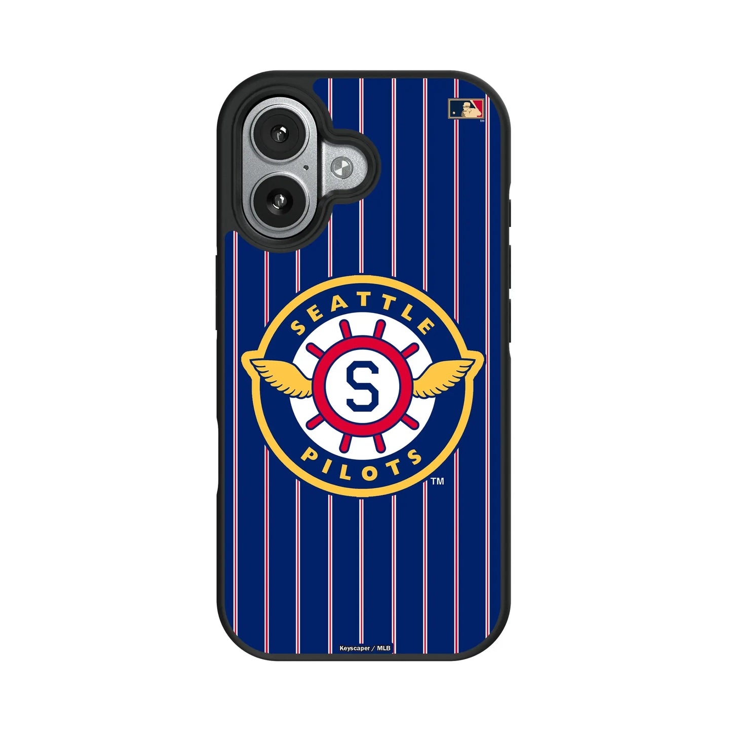 Seattle Pilots 1969 - Cooperstown Collection Pinstripe Bump Phone Case for Apple iPhone